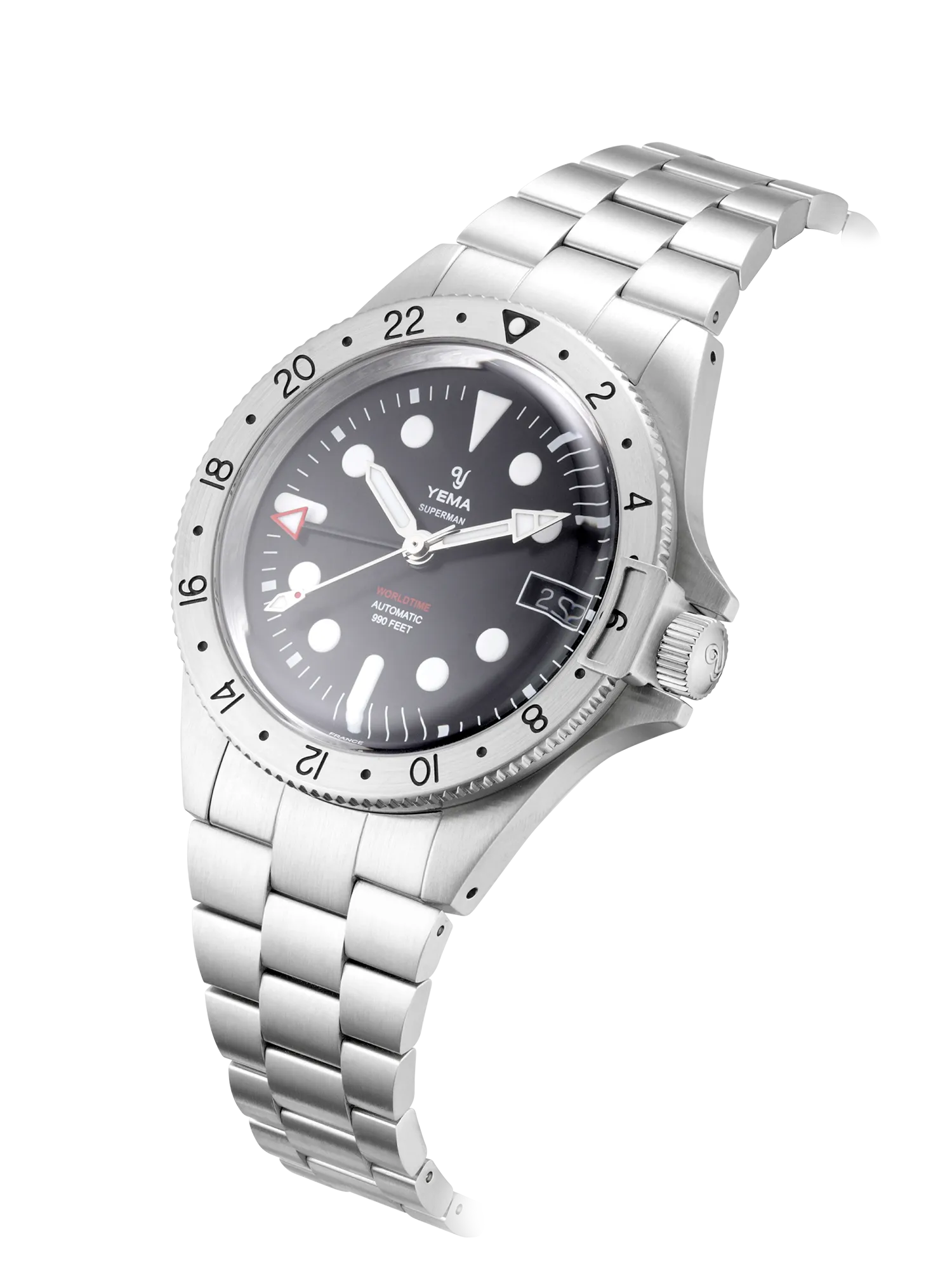 Superman Worldtime GMT Steel