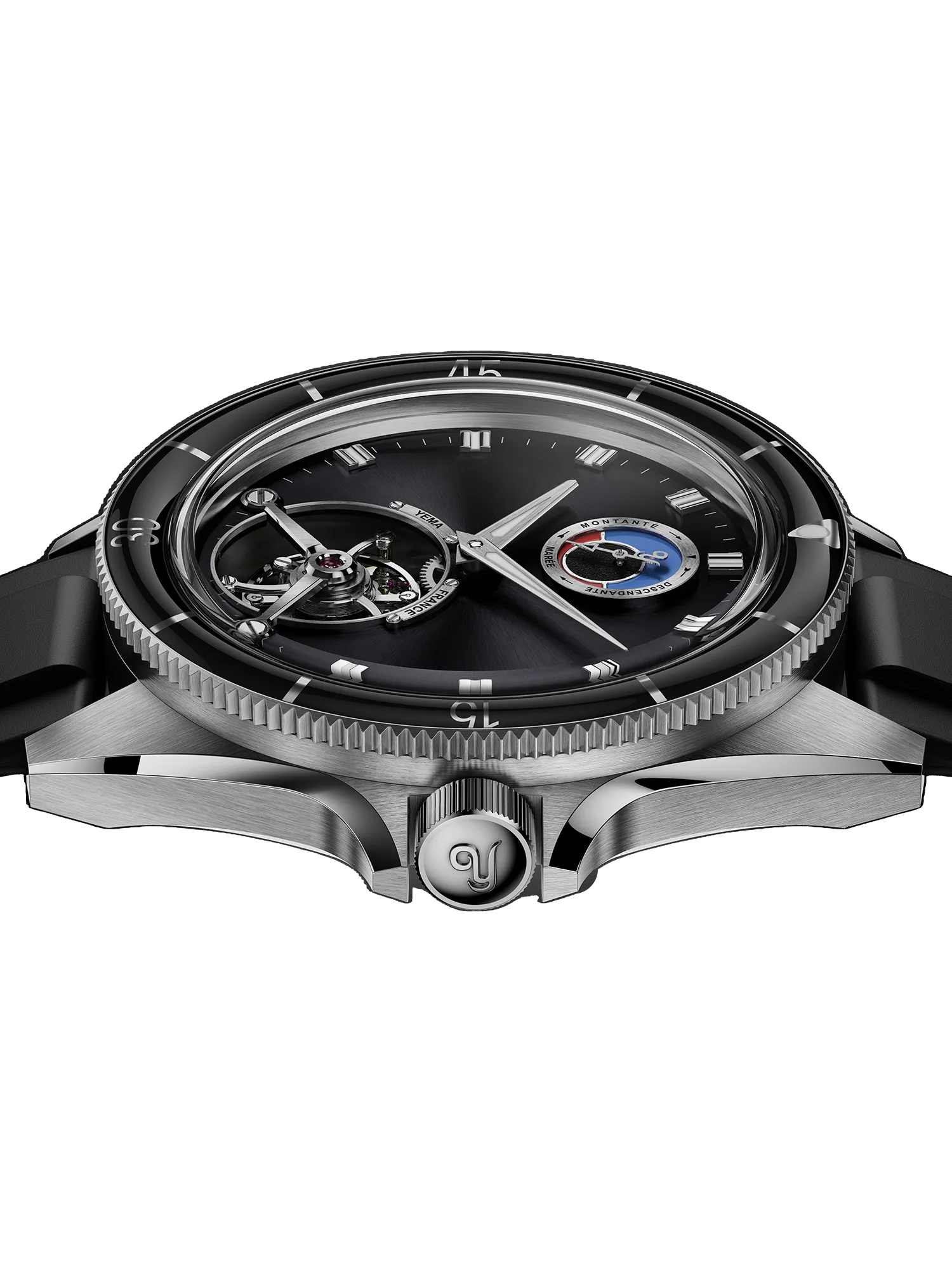Yachtingraf Steel Tourbillon Mareographe 75th Anniversary Limited Edition