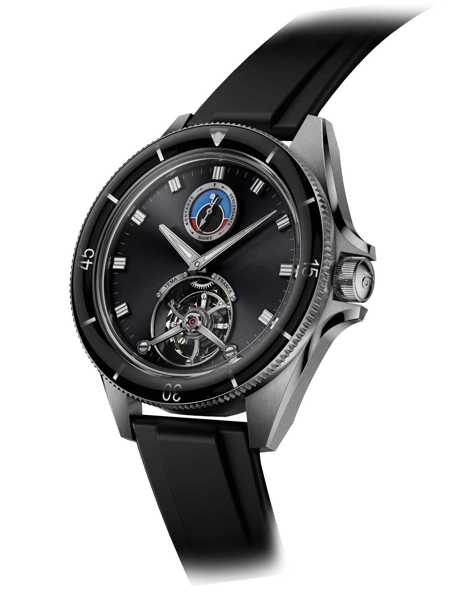 Yachtingraf Steel Tourbillon Mareographe 75th Anniversary Limited Edition