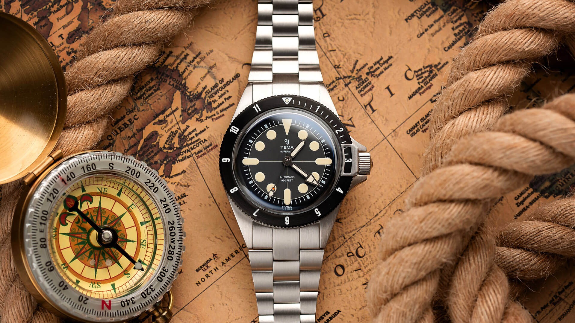 Press release YEMA x Worn & Wound Superman Maxi Dial Limited Edition