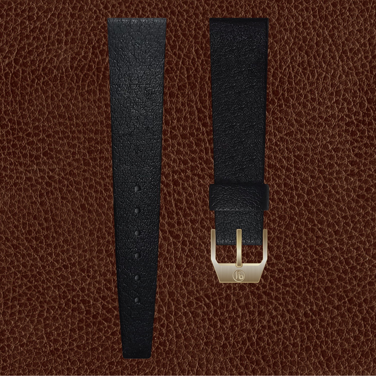 Vintage Grained Leather Strap