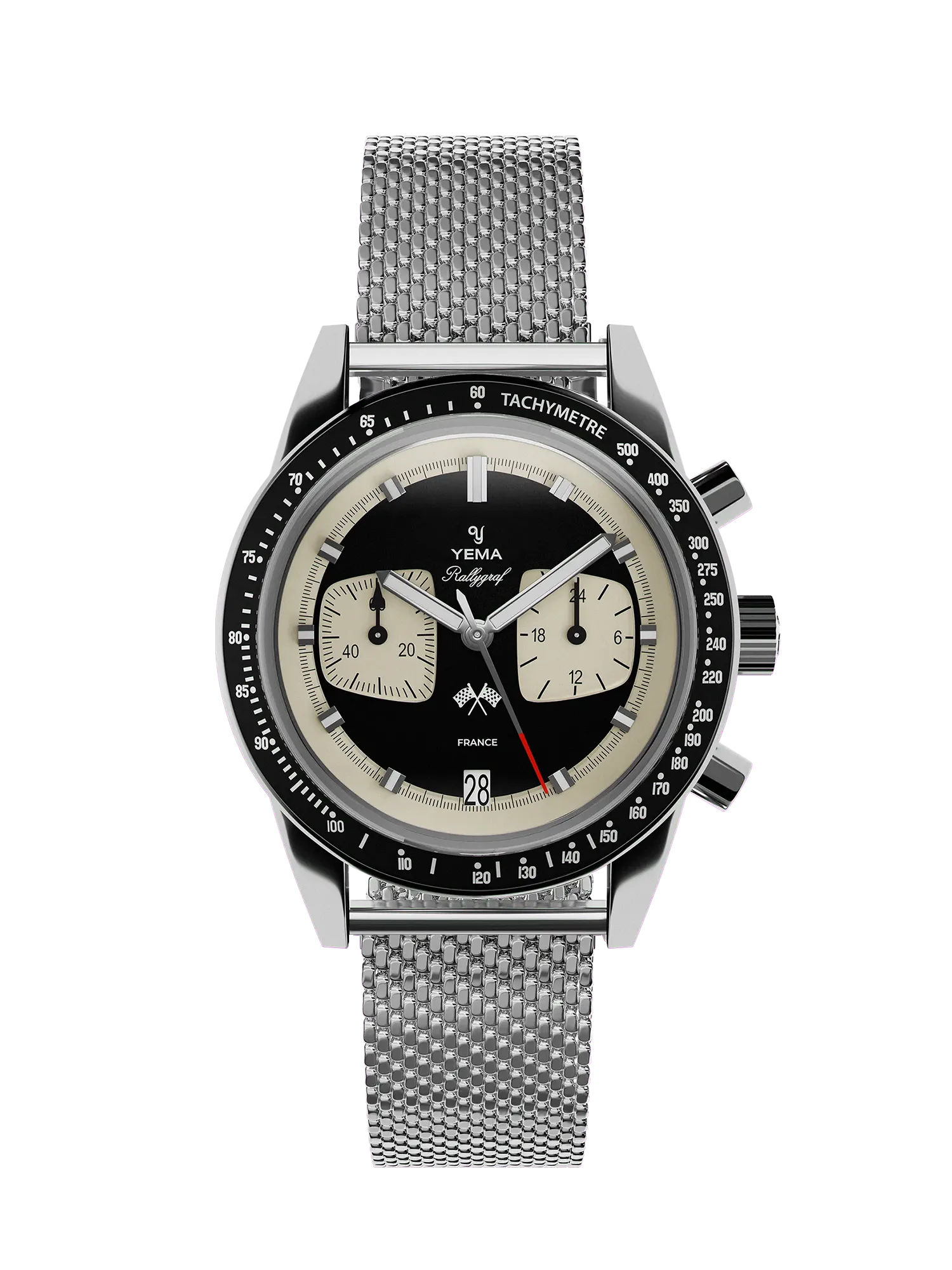 YEMA Rallygraf Meca-Quartz Reverse Panda YEMA Rallygraf Meca-Quartz Reverse Panda