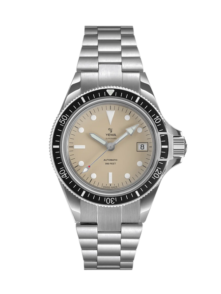 時計 YEMA Superman Heritage YSUP25A39-GMS Superman_Heritage_Beige_Steel_